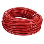 Picture of 100ft Red CAT 6 Shielded PVC Ethernet Cable Snagless Easy Clear Boot TAA RJ-45 M/M