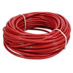 Picture of 100ft Red CAT 6 Shielded PVC Ethernet Cable Snagless Easy Clear Boot TAA RJ-45 M/M