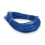 Picture of 100ft Blue CAT 6 Slim PVC Ethernet Cable Snagless Clear-Claw RJ-45 M/M