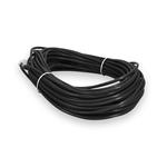 Picture of 100ft Black CAT 6 Slim PVC Ethernet Cable Snagless Clear-Claw RJ-45 M/M