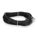 Picture of 100ft Black CAT 6 Slim PVC Ethernet Cable Snagless Clear-Claw RJ-45 M/M