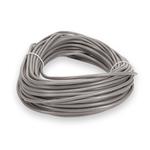 Picture of 100ft Gray CAT 6 Slim PVC Ethernet Cable Snagless Clear-Claw RJ-45 M/M