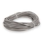 Picture of 100ft Gray CAT 6 Slim PVC Ethernet Cable Snagless Clear-Claw RJ-45 M/M