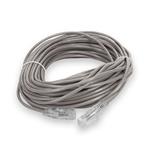 Picture of 100ft Gray CAT 6 Slim PVC Ethernet Cable Snagless Clear-Claw RJ-45 M/M