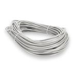 Picture of 100ft White CAT 6 Slim PVC Ethernet Cable Snagless Clear-Claw RJ-45 M/M