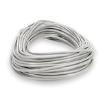 Picture of 100ft White CAT 6 Slim PVC Ethernet Cable Snagless Clear-Claw RJ-45 M/M