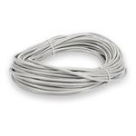 Picture of 100ft White CAT 6 Slim PVC Ethernet Cable Snagless Clear-Claw RJ-45 M/M