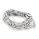 Picture of 100ft White CAT 6 Slim PVC Ethernet Cable Snagless Clear-Claw RJ-45 M/M