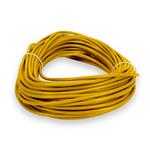 Picture of 100ft Yellow CAT 6 Slim PVC Ethernet Cable Snagless Clear-Claw RJ-45 M/M