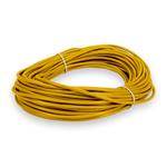 Picture of 100ft Yellow CAT 6 Slim PVC Ethernet Cable Snagless Clear-Claw RJ-45 M/M