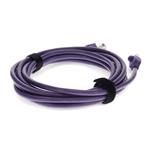 Picture of 10ft Purple CAT 5E PVC Ethernet Cable Snagless Bubble Boot RJ-45 M/M