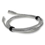 Picture of 10ft White CAT 5E PVC Ethernet Cable Snagless Bubble Boot RJ-45 M/M
