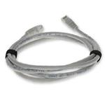 Picture of 10ft White CAT 5E PVC Ethernet Cable Snagless Bubble Boot RJ-45 M/M