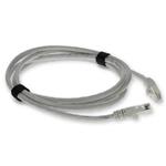 Picture of 10ft White CAT 5E PVC Ethernet Cable Snagless Bubble Boot RJ-45 M/M