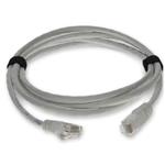 Picture of 10ft White CAT 5E PVC Ethernet Cable Snagless Bubble Boot RJ-45 M/M