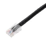 Picture of 10ft Black CAT 5E PVC Ethernet Cable Non-Booted RJ-45 M/M