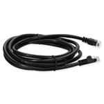 Picture of 10ft Black CAT 6 PVC Ethernet Cable Snagless Bubble Boot RJ-45 M/M