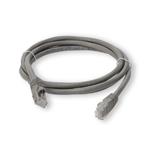 Picture of 10ft Gray CAT 6 PVC Ethernet Cable Snagless Easy Clear Boot TAA RJ-45 M/M
