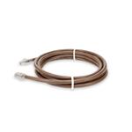 Picture of 10ft Brown CAT 6A PVC Ethernet Cable Snagless Bubble Boot RJ-45 M/M