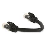 Picture of 10ft Black CAT 6A PVC Ethernet Cable Non-Booted RJ-45 M/M