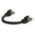 Picture of 10ft Black CAT 6A PVC Ethernet Cable Non-Booted RJ-45 M/M