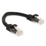 Picture of 10ft Black CAT 6A PVC Ethernet Cable Non-Booted RJ-45 M/M