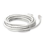 Picture of 10ft White CAT 6 PVC Ethernet Cable Non-Booted RJ-45 M/M
