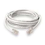 Picture of 10ft White CAT 6 PVC Ethernet Cable Non-Booted RJ-45 M/M