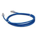 Picture of 10ft Blue CAT 6 Plenum-Rated Ethernet Cable Snagless Bubble Boot RJ-45 M/M