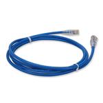 Picture of 10ft Blue CAT 6 Plenum-Rated Ethernet Cable Snagless Bubble Boot RJ-45 M/M