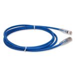 Picture of 10ft Blue CAT 6 Plenum-Rated Ethernet Cable Snagless Bubble Boot RJ-45 M/M