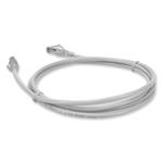 Picture of 10ft White CAT 6 Plenum-Rated Ethernet Cable Snagless Bubble Boot RJ-45 M/M