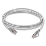 Picture of 10ft White CAT 6 Plenum-Rated Ethernet Cable Snagless Bubble Boot RJ-45 M/M
