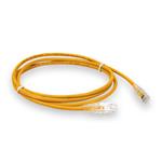 Picture of 10ft Yellow CAT 6 Plenum-Rated Ethernet Cable Snagless Bubble Boot RJ-45 M/M