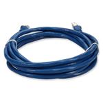 Picture of 10ft Blue CAT 6 Shielded PVC Ethernet Cable Snagless Easy Clear Boot TAA RJ-45 M/M