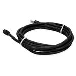 Picture of 10ft Black CAT 6 Shielded PVC Ethernet Cable Snagless Easy Clear Boot RJ-45 M/M