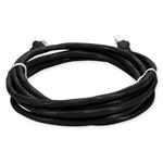 Picture of 10ft Black CAT 6 Shielded PVC Ethernet Cable Snagless Easy Clear Boot RJ-45 M/M