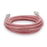 Picture of 10ft Pink CAT 6 Shielded PVC Ethernet Cable Snagless Easy Clear Boot RJ-45 M/M
