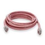 Picture of 10ft Pink CAT 6 Shielded PVC Ethernet Cable Snagless Easy Clear Boot RJ-45 M/M