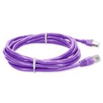 Picture of 10ft Violet CAT 6 Shielded PVC Ethernet Cable Snagless Easy Clear Boot RJ-45 M/M