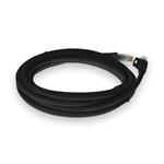 Picture of 10ft Black CAT 6 PVC Ethernet Cable Snagless Easy Boot RJ-45 M/M