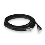 Picture of 10ft Black CAT 6 PVC Ethernet Cable Snagless Easy Boot RJ-45 M/M