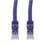 Picture of 10ft Purple CAT 6 PVC Ethernet Cable Snagless Easy Boot RJ-45 M/M