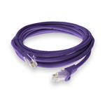Picture of 10ft Purple CAT 6 PVC Ethernet Cable Snagless Easy Boot RJ-45 M/M