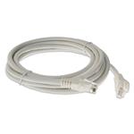Picture of 10ft White CAT 6 PVC Ethernet Cable Snagless Easy Boot RJ-45 M/M