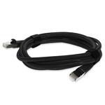 Picture of 10ft Black CAT 7 Shielded (S/FTP) PVC Ethernet Cable Snagless Bubble Boot RJ-45 M/M