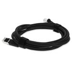 Picture of 10ft Black CAT 7 Shielded (S/FTP) PVC Ethernet Cable Snagless Bubble Boot RJ-45 M/M