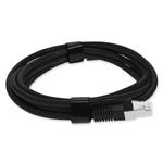 Picture of 10ft Black CAT 7 Shielded (S/FTP) PVC Ethernet Cable Snagless Bubble Boot RJ-45 M/M