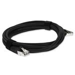 Picture of 10ft Black CAT 7 Shielded (S/FTP) PVC Ethernet Cable Snagless Bubble Boot RJ-45 M/M