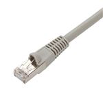Picture of 10ft Gray CAT 7 Shielded (S/FTP) PVC Ethernet Cable Snagless Bubble Boot RJ-45 M/M